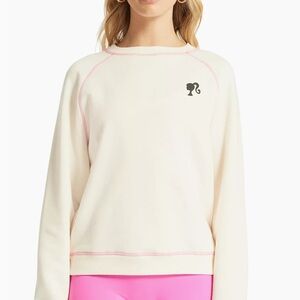 NWT Bandier x Barbie Fleece Crewneck Sweater XS